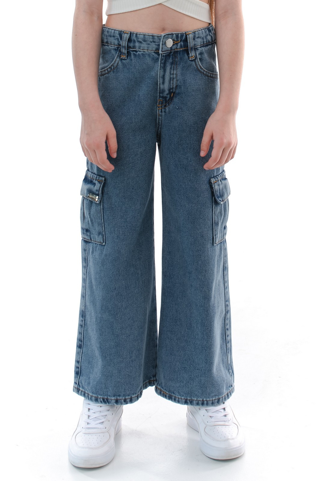 Jeans wide leg cargo Kalila, photo №1