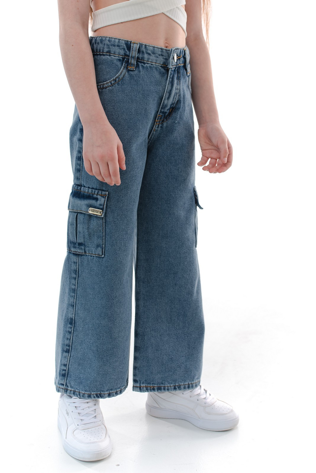 Jeans wide leg cargo Kalila, photo №3