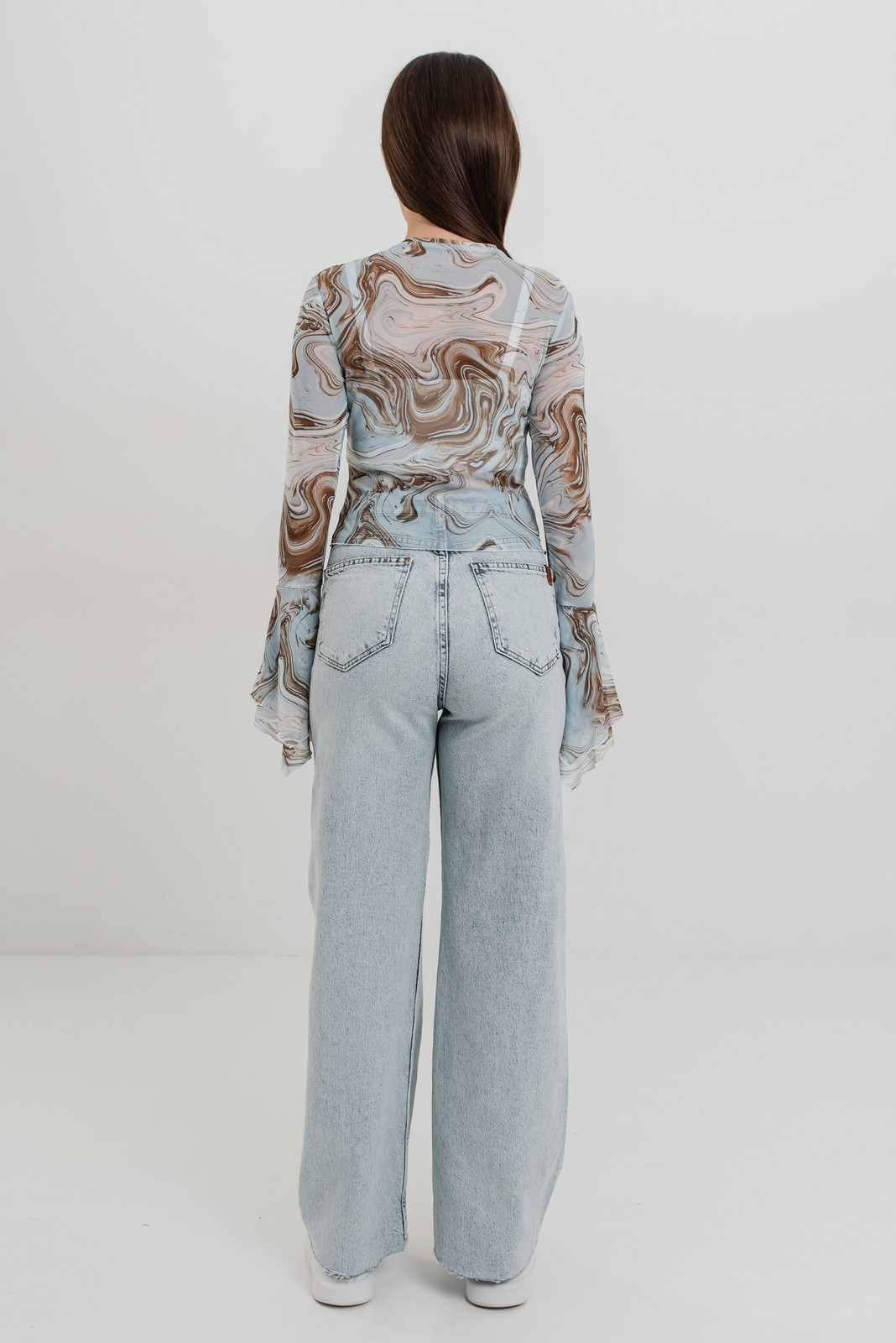 Джинси wide leg Тесні, фото №4