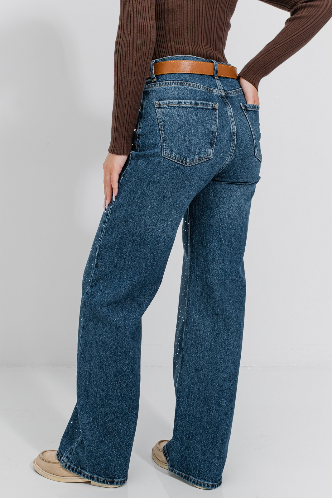 Джинси wide leg Марлен, фото №4