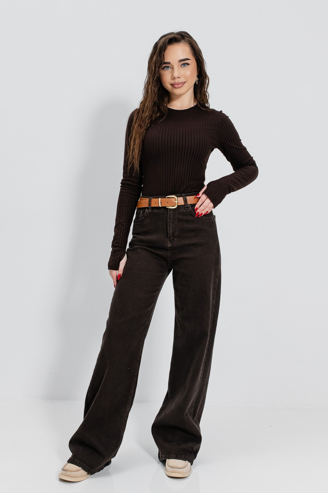 Джинси wide leg Тесні, фото №2