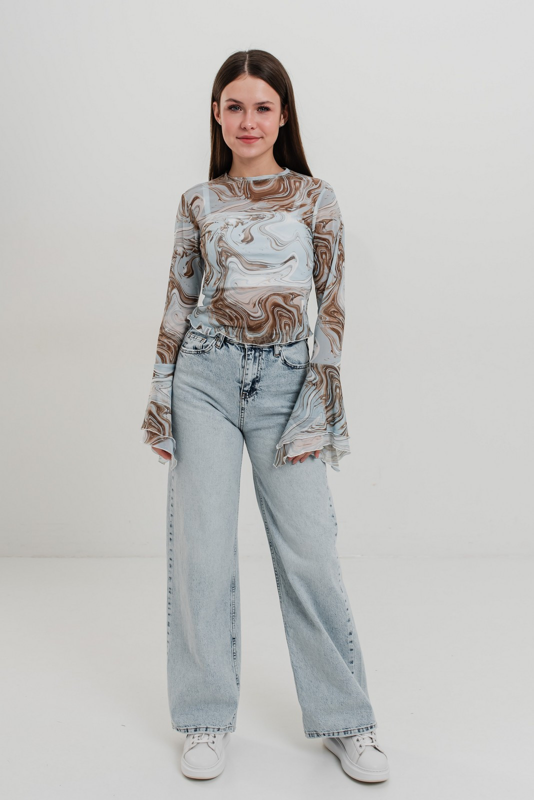 Джинси wide leg Тесні, фото №5