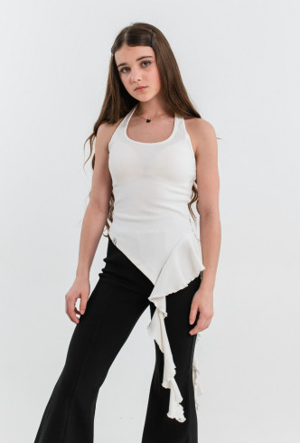 キャミソール little suzie Diagonal Strap Satin Tunic Little $uzie リトルスージー